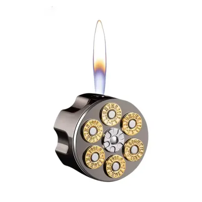 Portable Flame Refillable Gas Cigarette Lighter